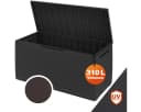 Deuba Auflagenbox 310L Anthrazit mit Rollen und Schloss Bild 2