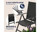 Casaria Garten-Essgruppe Bern 5-tlg. Aluminium & Glas Bild 3