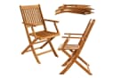 Casaria Klappstuhl Gartenstuhl Holz FSC®-zertifiziert Akazie Bild 2