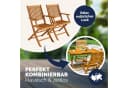 Casaria Klappstuhl Gartenstuhl Holz FSC®-zertifiziert Akazie Bild 4