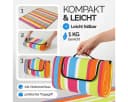 Detex Picknickdecke XL 195x150 cm Wasserdicht Wärmeisoliert Bunt Bild 5