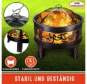 Gardebruk Feuerschale Feuerkorb Garten Funkenschutz Abdeckung Ø67cm Rost-Optik Grill Bild 5