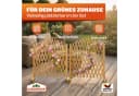 Gardebruk Spalier 2 St. Braunes Rankgitter ausziehbar faltbar Bild 3