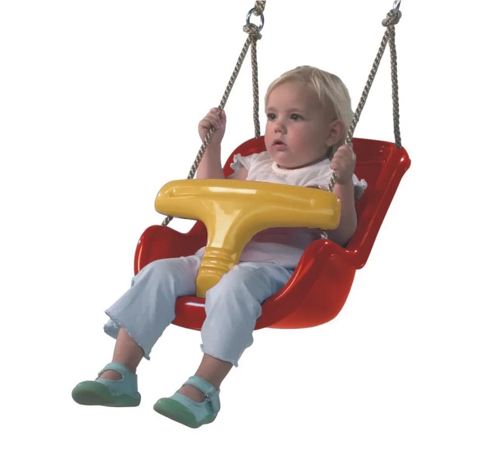 Wickey Babyschaukel 2-teilig rot-gelb mitwachsend - Bild 3