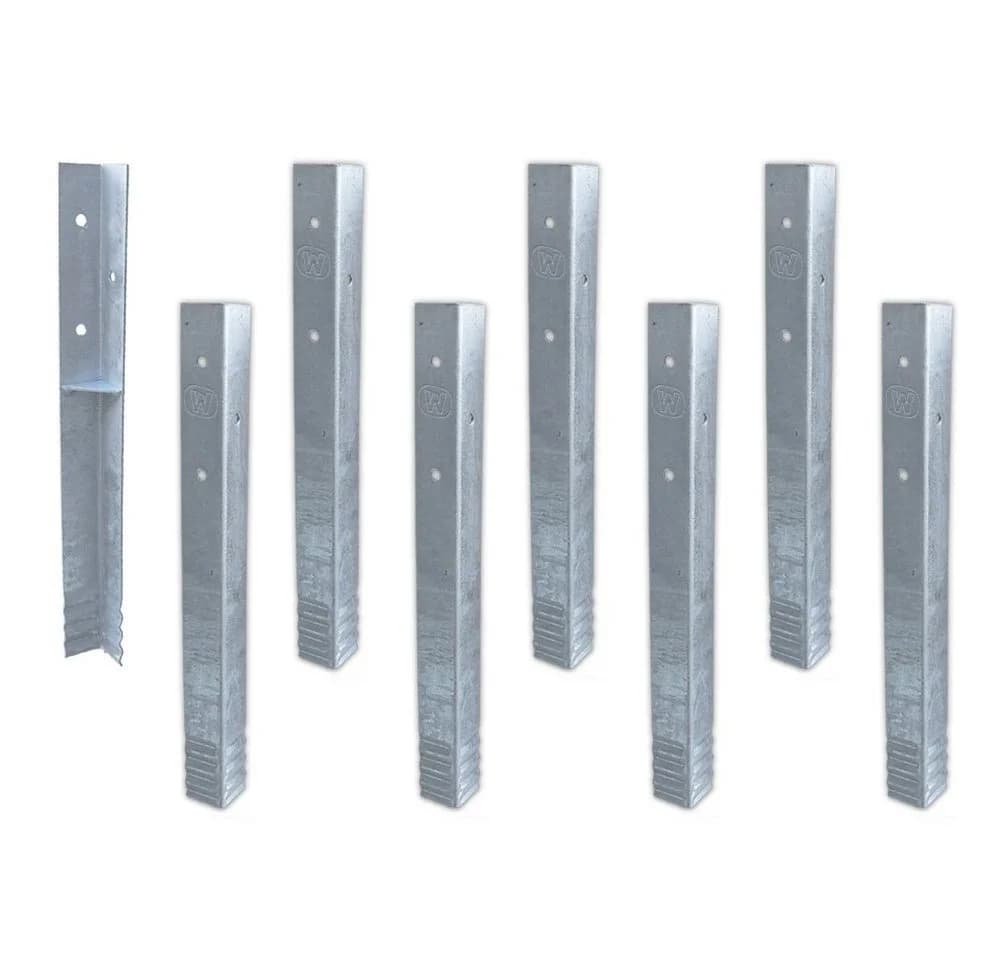 Wickey Bodenanker SolidLock 8 Stk. Winkelanker verzinkter Stahl - Bild 2