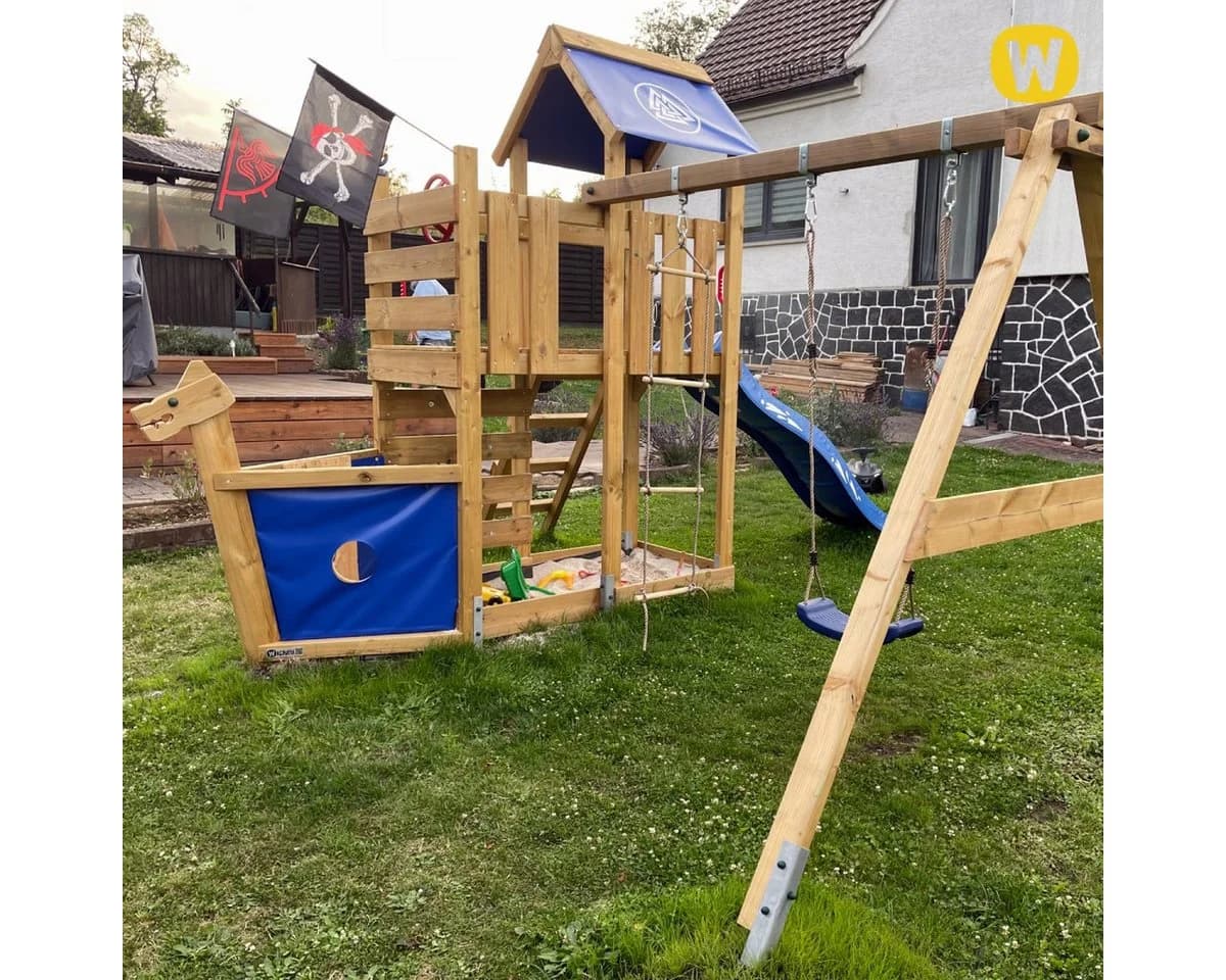 Wickey Spielturm SeaFlyer Maritim Kinderkletterturm Schiffsoptik - Bild 5