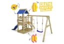 Wickey Spielturm TurboFlyer Klettergerüst mit Rutsche, Schaukel und Sandkasten Bild 1