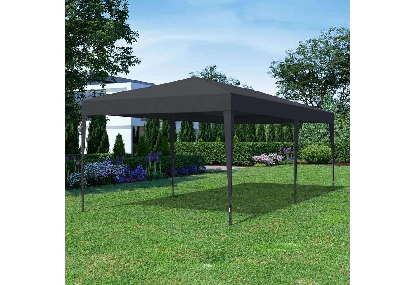paramondo Pavillon Steckpavillon SP-3 Anthrazit 6x3 m