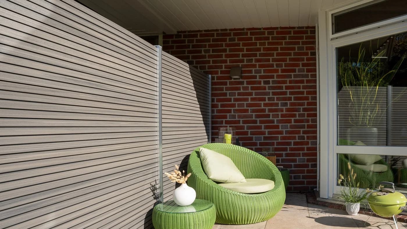 GartenLand Zaun Shadowline Co-extrudiert Amethystgrau - Bild 3