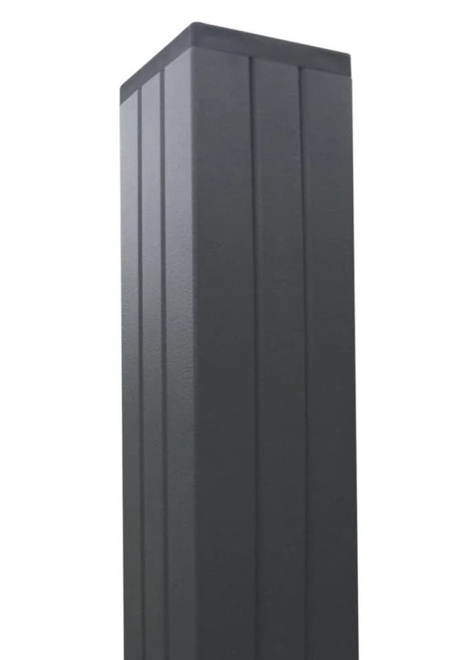 GartenLand Aluminium Zaunpfosten Anthrazit Steckzaun