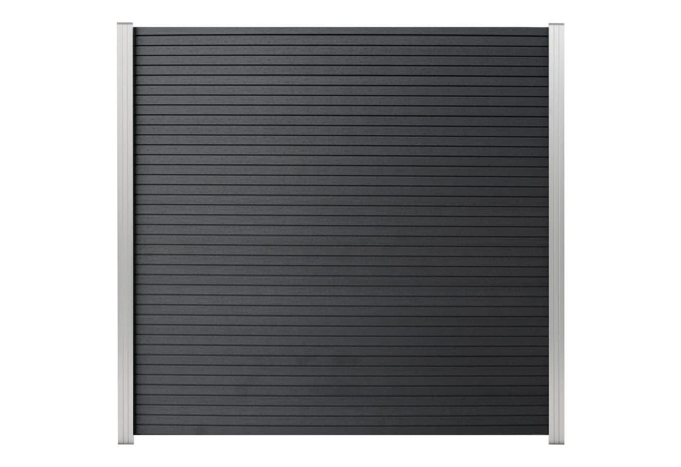GartenLand Zaun Shadowline WPC Co-extrudiert Schwarz