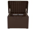 ONDIS24 Kissenbox Santo Kompakt Braun mit Sitzkissen Bild 1
