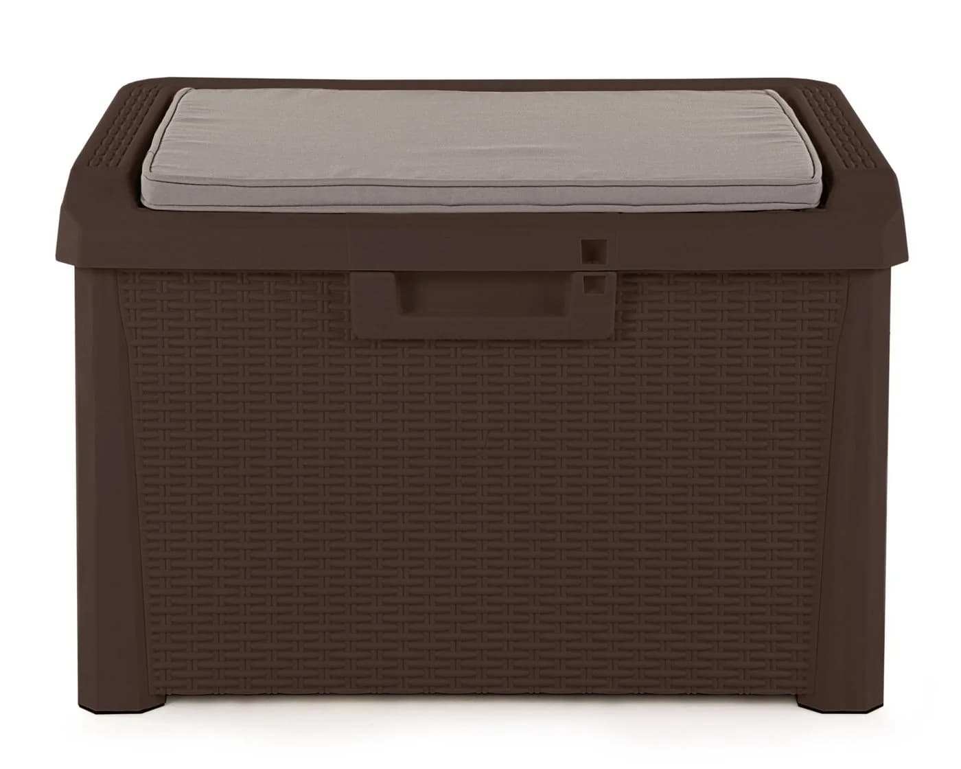 ONDIS24 Kissenbox Santo Kompakt Braun mit Sitzkissen - Bild 2