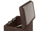 ONDIS24 Kissenbox Santo Kompakt Braun mit Sitzkissen Bild 4