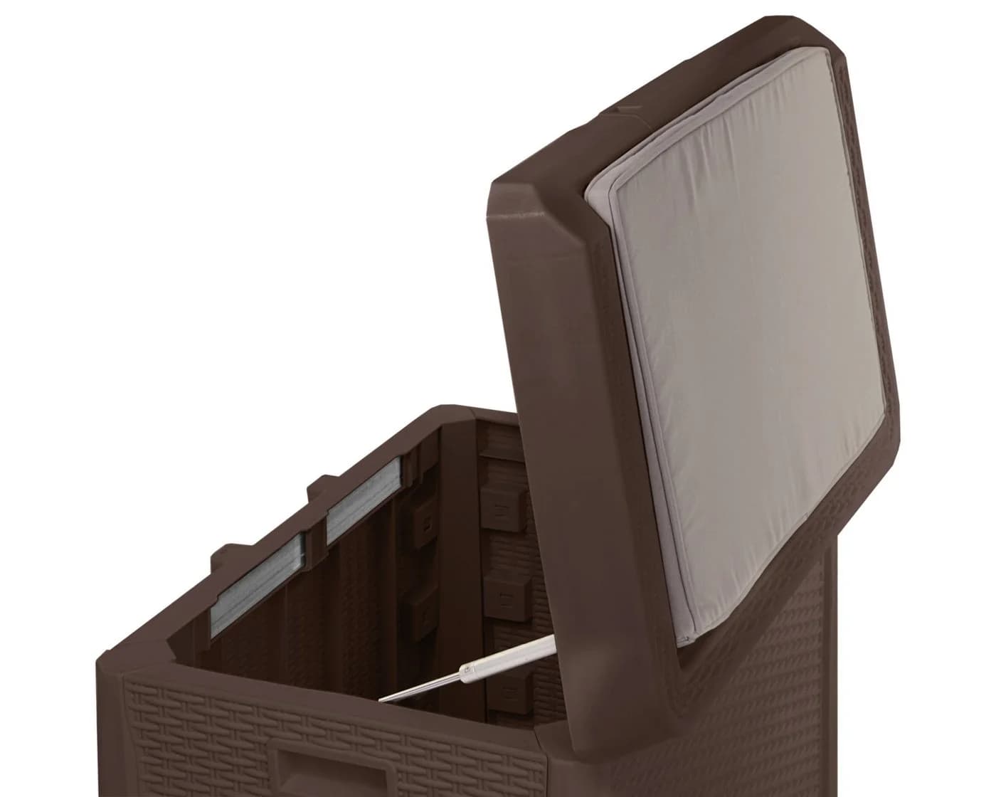 ONDIS24 Kissenbox Santo Kompakt Braun mit Sitzkissen - Bild 4