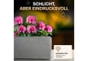ONDIS24 Blumenkasten Vulkan 57L Basalt Optik mit Wasserspeicher Bild 3