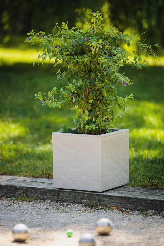 ONDIS24 Pflanzkübel Vulkan 21L Quadrat mit Wasserspeicher