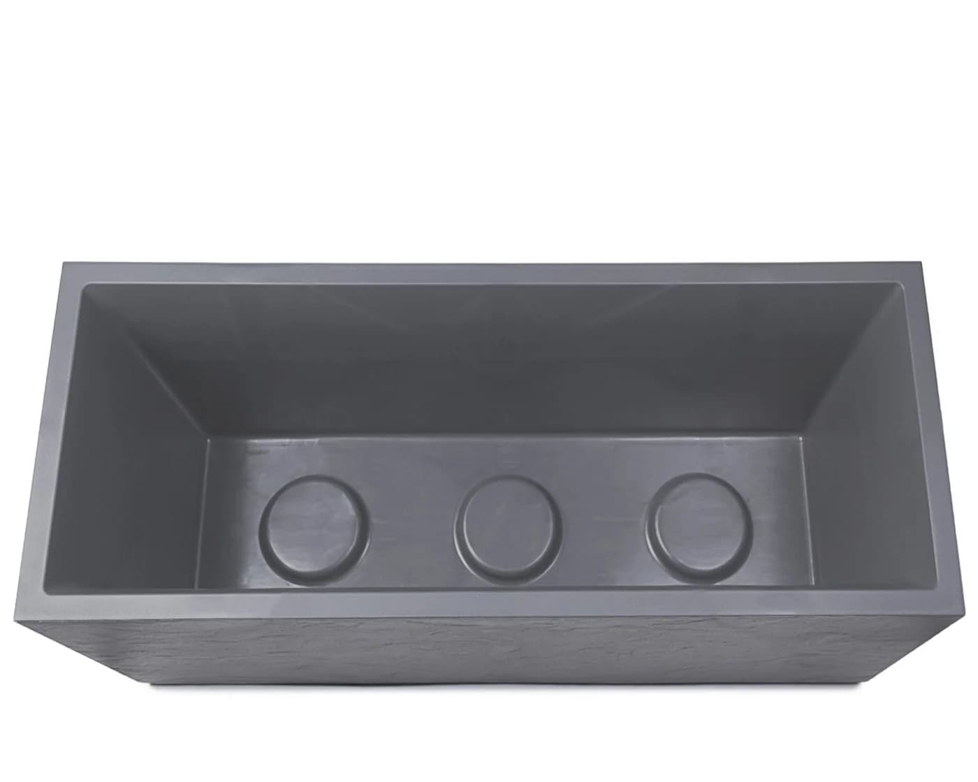 ONDIS24 Pflanzkübel Vulkan 100cm Vulkan/Basalt Optik - Bild 3