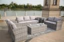 ONDIS24 6-teiliges Gartenmöbel Set Sacramento Rattan-Korb-Optik Bild 2