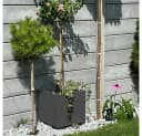 ONDIS24 Pflanzkübel Caro 40 Grau Beton-Optik mit Rollen Bild 3