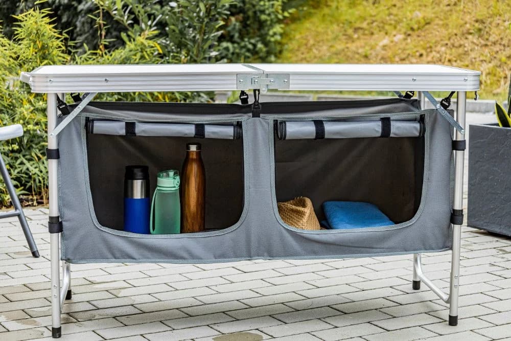 ONDIS24 Campingschrank mit 2 Fächern Aluminiumrahmen - Bild 2