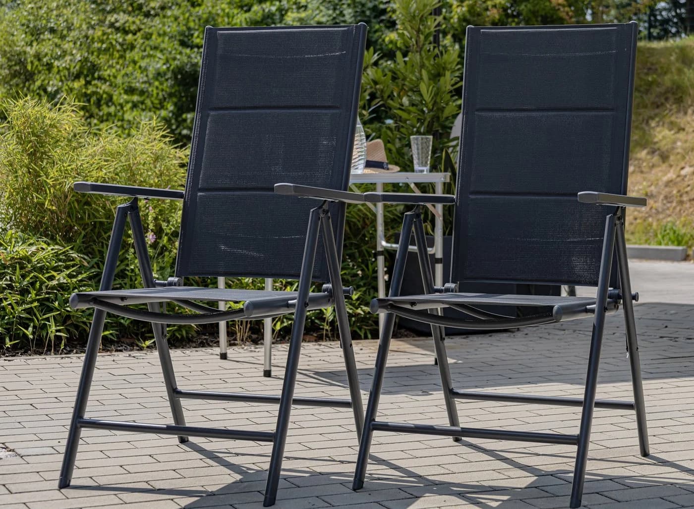Ondis24 Vinoro Deluxe Aluminium Klappsessel UV-beständig