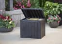 Keter Aufbewahrungsbox Urban 113L UV-beständig Holzoptik Bild 1