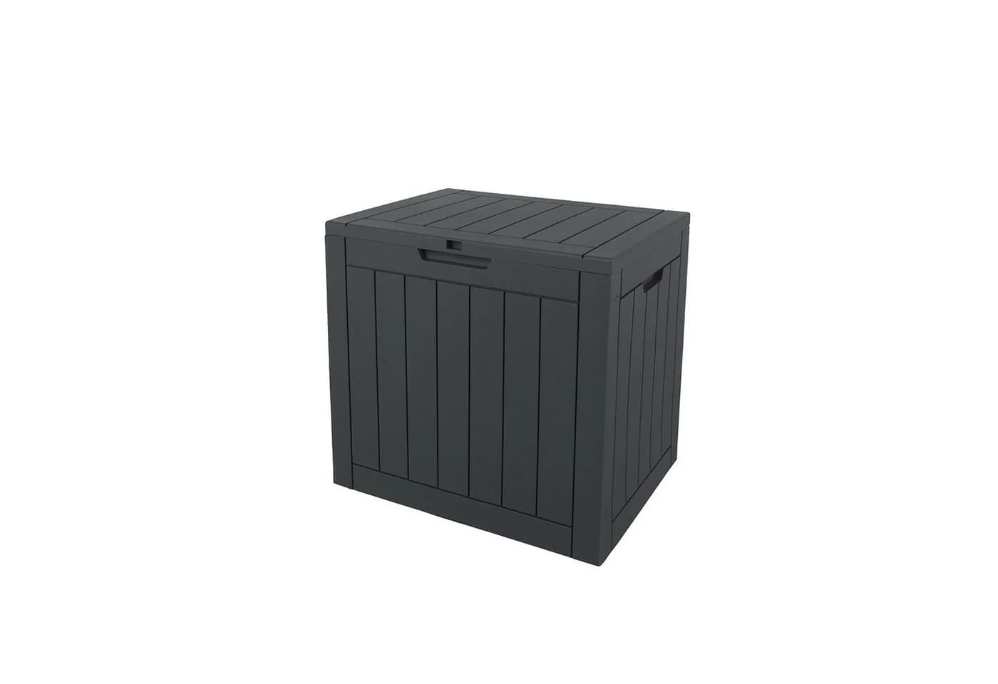 ONDIS24 Gartenbox City Cube 110L Grau Kunststoff Holzoptik - Bild 2