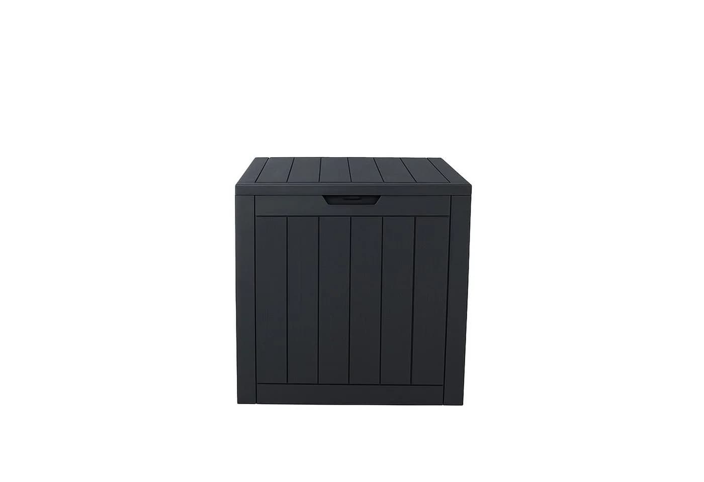 ONDIS24 Gartenbox City Cube 110L Grau Kunststoff Holzoptik - Bild 4