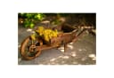 HTI-Living Gartenfigur Holzschubkarre Natur Sommerset Deko Bild 1