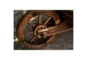 HTI-Living Gartenfigur Holzschubkarre Natur Sommerset Deko Bild 3