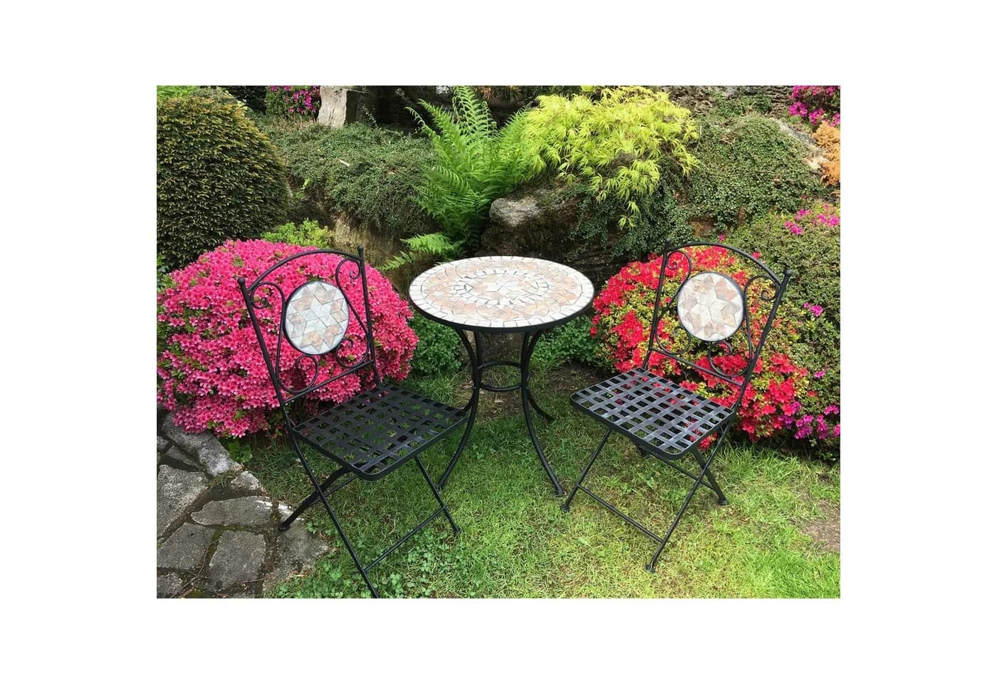 HTI-Living Metallstuhl 2er Set Marokko Orientalisch - Bild 2