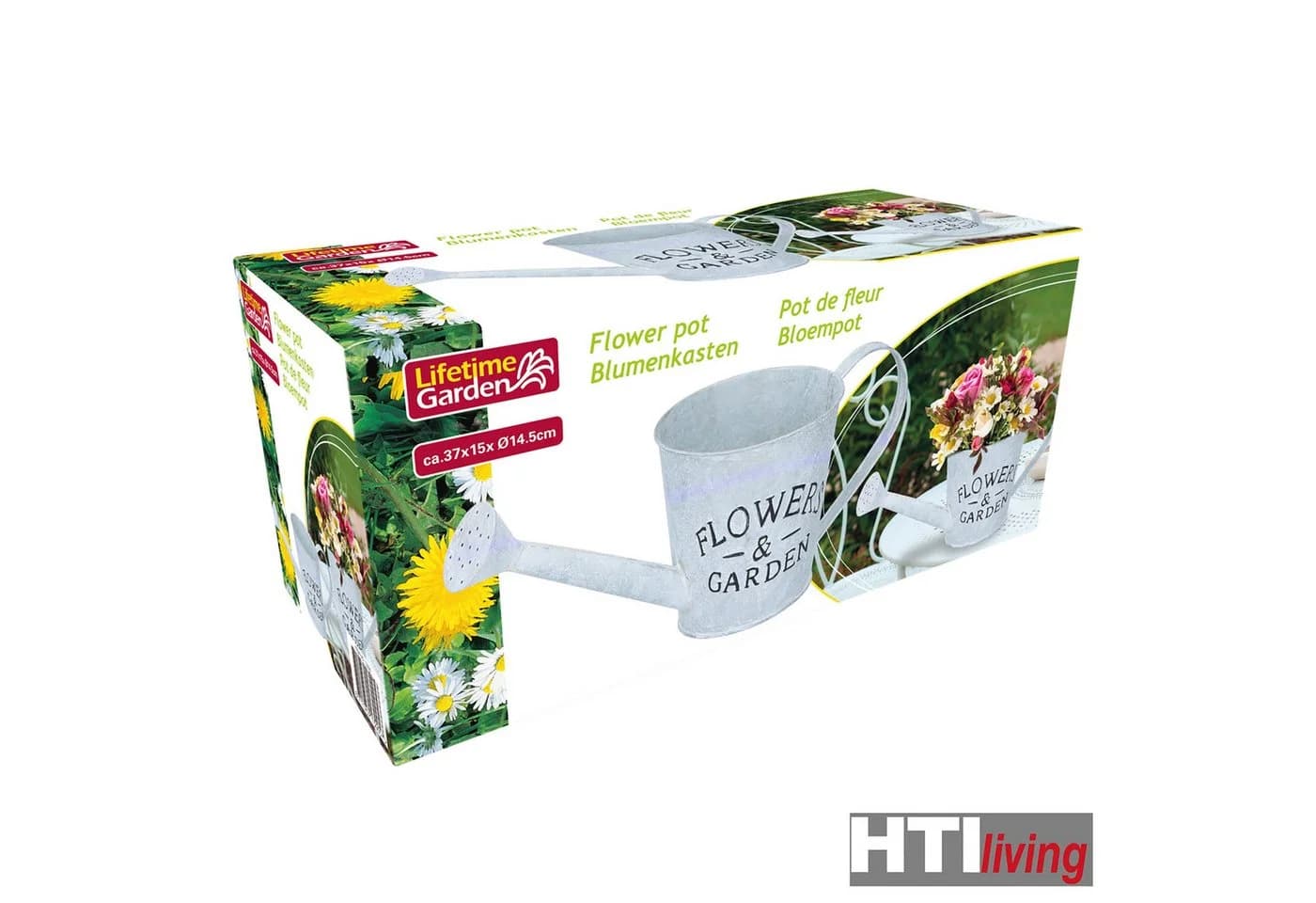 HTI-Living Pflanzkübel Metall-Blumenkübel Gießkanne