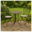 HTI-Living Balkonset Tischgruppe Lani Antik 3-tlg. Metall Bild 1