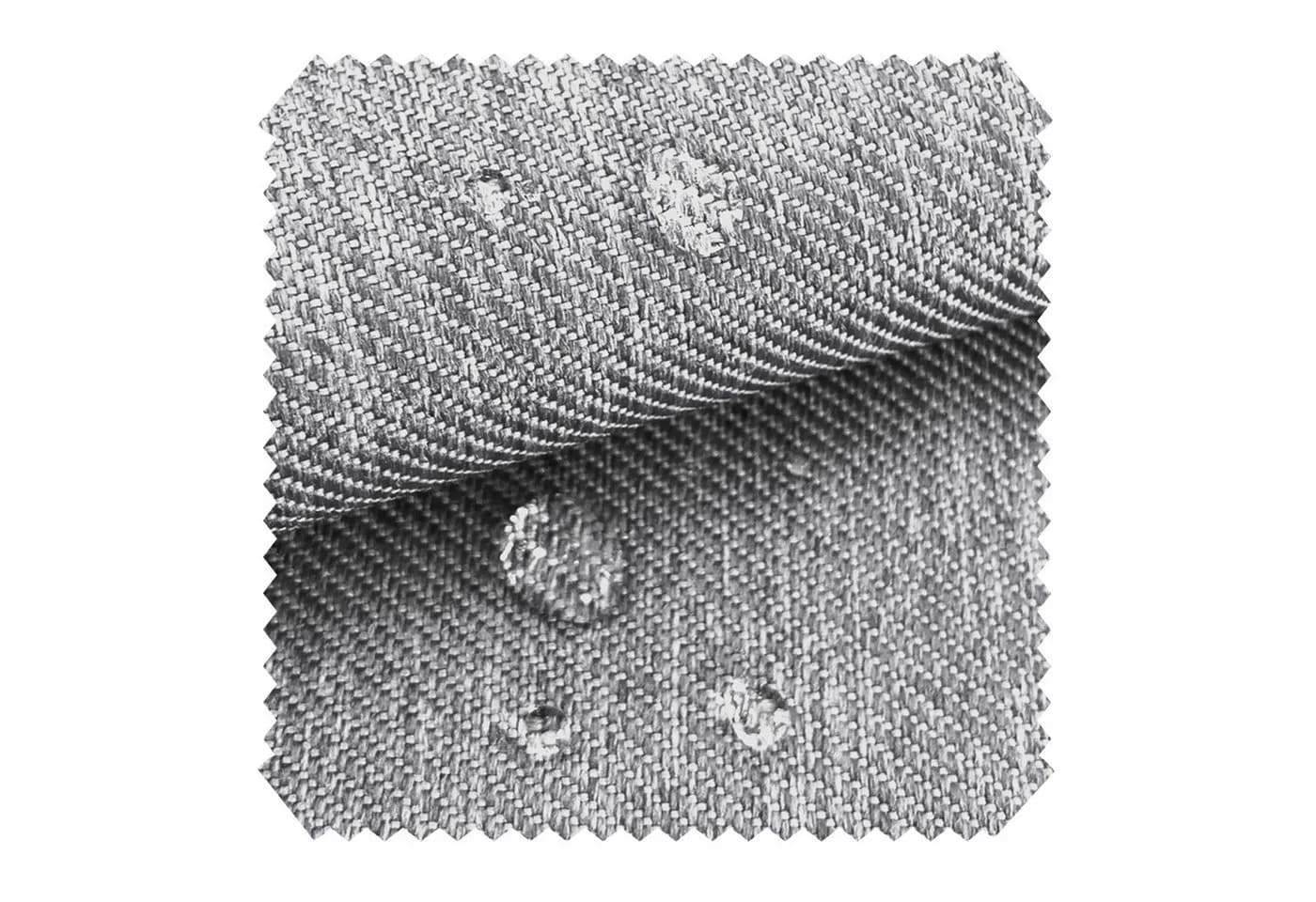 novely® OXFORD 350D Outdoor-Stoff Grau Leinen-Look - Bild 2