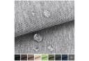 novely® OXFORD 350D Outdoor-Stoff Grau Leinen-Look Bild 3