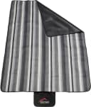 normani Picknickdecke Outdoor-Campingdecke Grau/Gruen Fleece Wasserdicht Bild 2