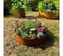 Czaja Pflanzring Ø 100 cm Edelrost Metall Gartenbeet Bild 2