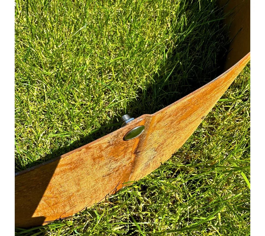 Czaja Pflanzring Ø 100 cm Edelrost Metall Gartenbeet - Bild 5