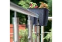 Annastore Blumenkasten Geländerkasten Rattan-Optik Dunkelbraun Bild 4