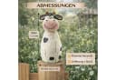 Annastore Zaunfigur Kuh Terracotta Schwarz Weiß Bild 1