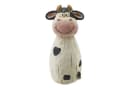 Annastore Zaunfigur Kuh Terracotta Schwarz Weiß Bild 3