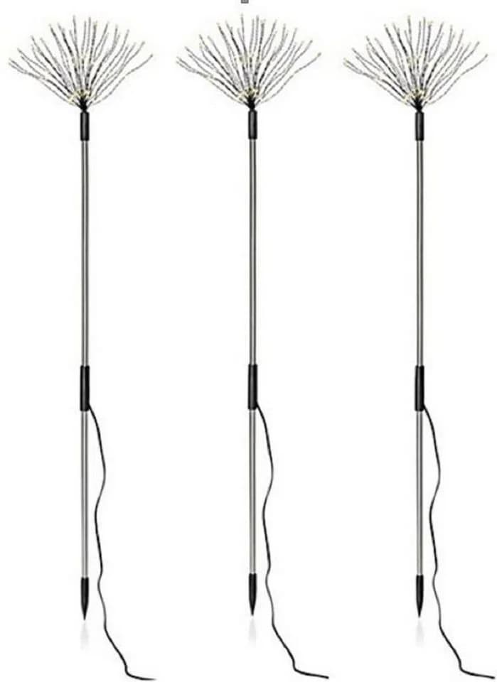 Luna24 simply great ideas... LED Gartenstecker Feuerwerk weiß, 2er-Set, 17503 Batteriebetrieb, Timer - Bild 4