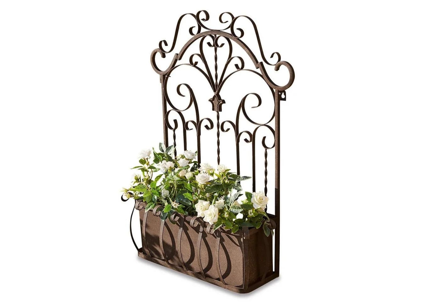 Mirabeau Blumenkasten Secourt antikbraun Eisen - Bild 2
