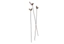 Mirabeau Gartenstecker 3er Set Vögel antikbraun Gusseisen Bild 2