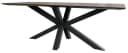 MR.DEKO Gartentisch Almeria Grau Aluminium Keramik Bild 4