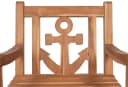 MR.DEKO Gartenstuhl Anker Teak massiv maritim Bild 3