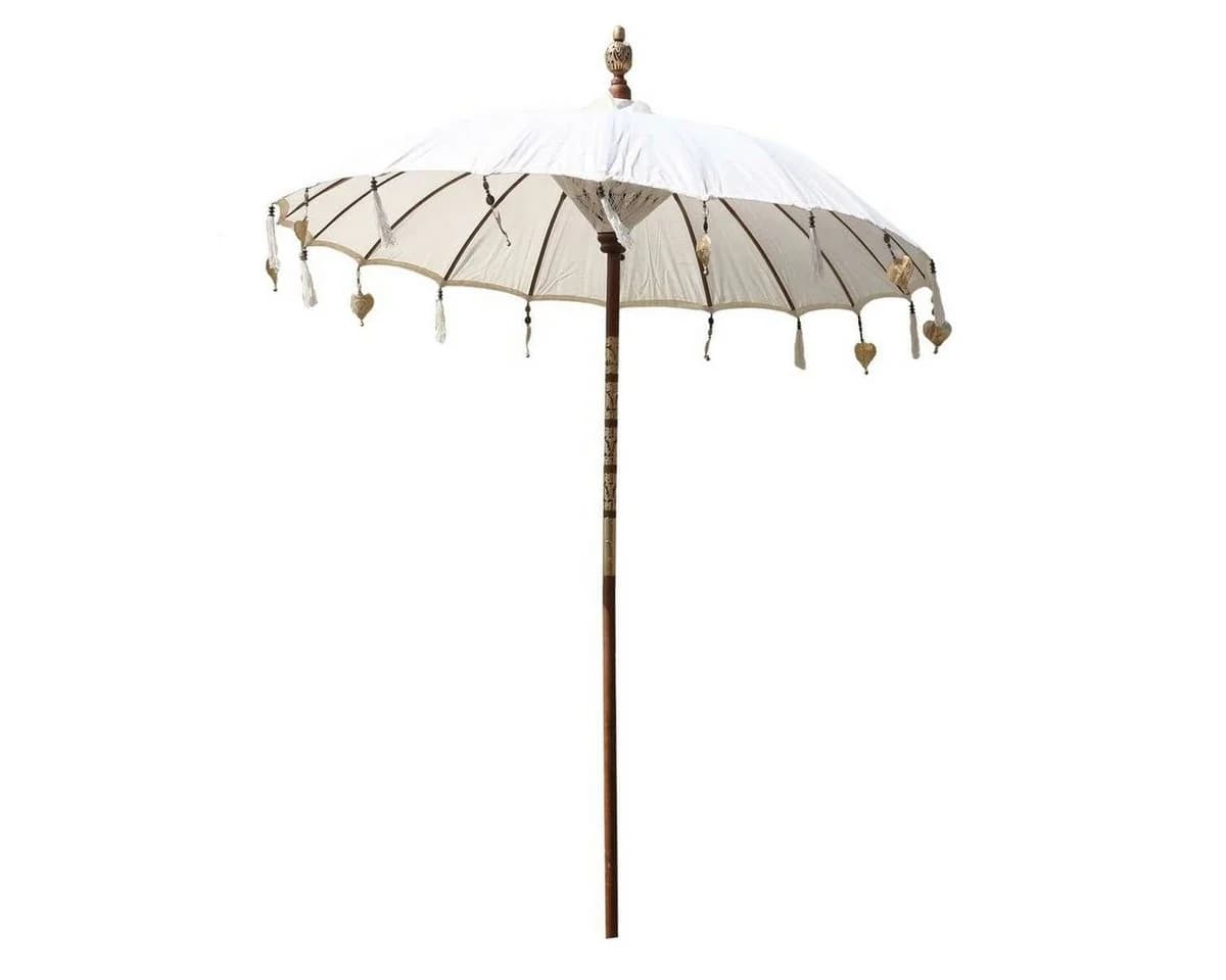 Oriental Galerie Bali-Sonnenschirm XXL 220 cm Creme - Bild 2