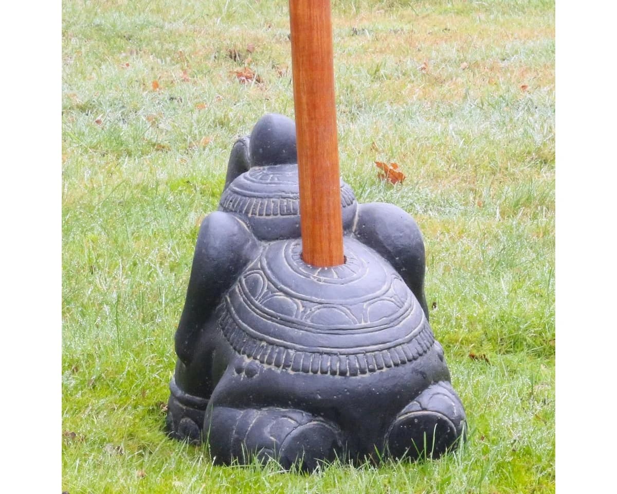 Oriental Galerie Sonnenschirmständer Elefantenform Grau für Bali Schirme - Bild 3