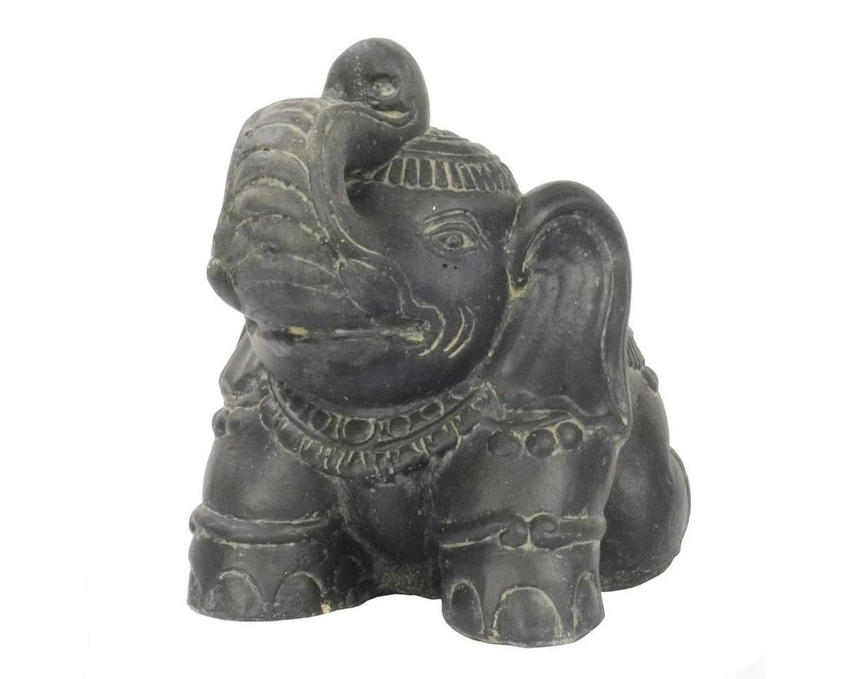 Oriental Galerie Sonnenschirmständer Elefantenform Grau für Bali Schirme - Bild 5